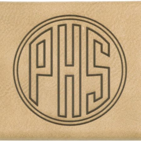 Light Leatherette Hard Business Card Case