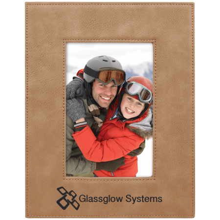 Light Leatherette 4" x 6" Photo Frame