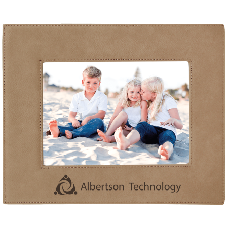 Light Leatherette 5" x 7" Photo Frame