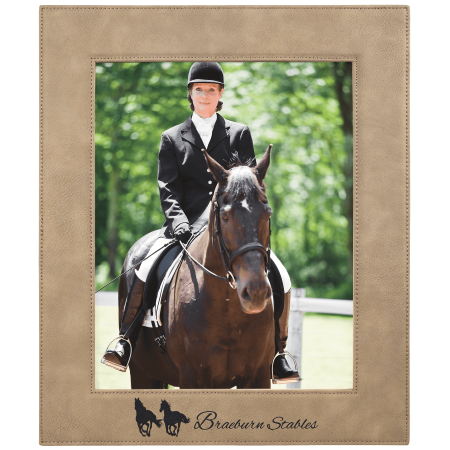 Light Leatherette 8" x 10" Photo Frame