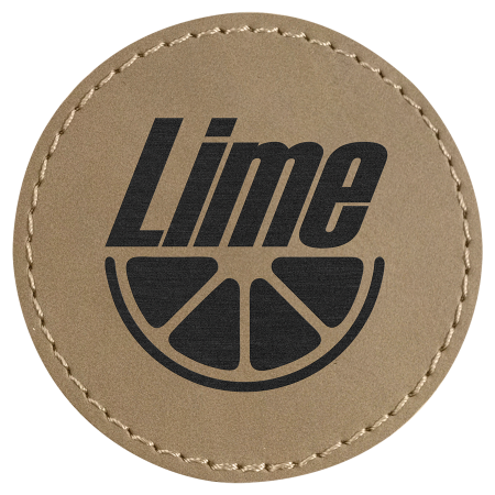 Light Leatherette Round Patch (PF-51-0009)