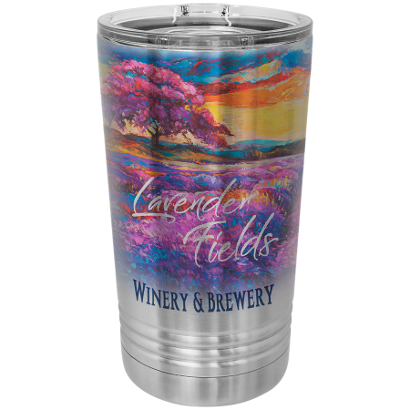 Full Color Polar Camel 16 oz. Pint - Stainless Steel
