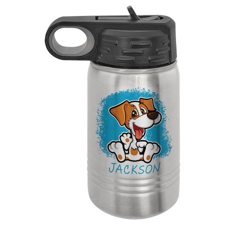 Full Color 12 oz. Polar Camel Water Bottle-Stainless Steel