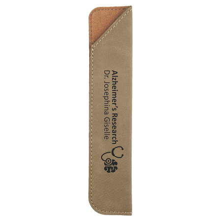 Light Leatherette Pen Sleeve